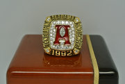 1992 Alabama Crimson Tide National Championship Ring